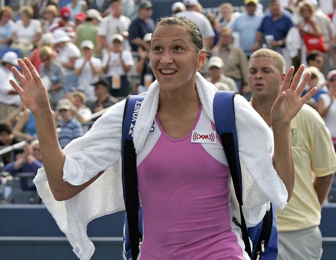 Jekaterina Byčkovová na US Open 2005