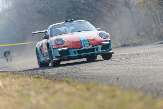 Valašská rallye 2017: Petr Nešetřil, Porsche 997 GT3