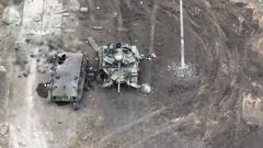 zničené ruské BTR-50