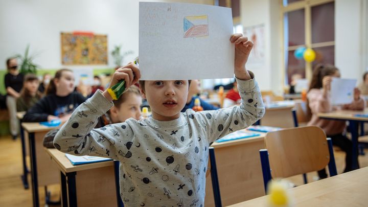 Polovina ukrajinských dětí nemá českého kamaráda, bojují i s češtinou, ukázal průzkum; Zdroj foto: Lukáš Bíba