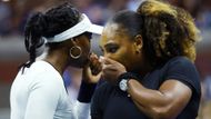 US Open 2022, 4. den (Venus a Serena Williamsová)