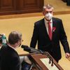 První zasedání poslanecká sněmovna, 8. 11. 2021 - Andrej Babiš a Petr Fiala