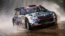 Filip Mareš ve Škodě na trati Švédské rallye 2020