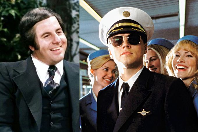 Frank Abagnale, jehož život inspiroval film Chyť mě, když to dokážeš (2002), kde ho ztvárnil herec Leonardo DiCaprio. Koláž