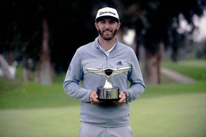 Americký golfista  Dustin Johnson.