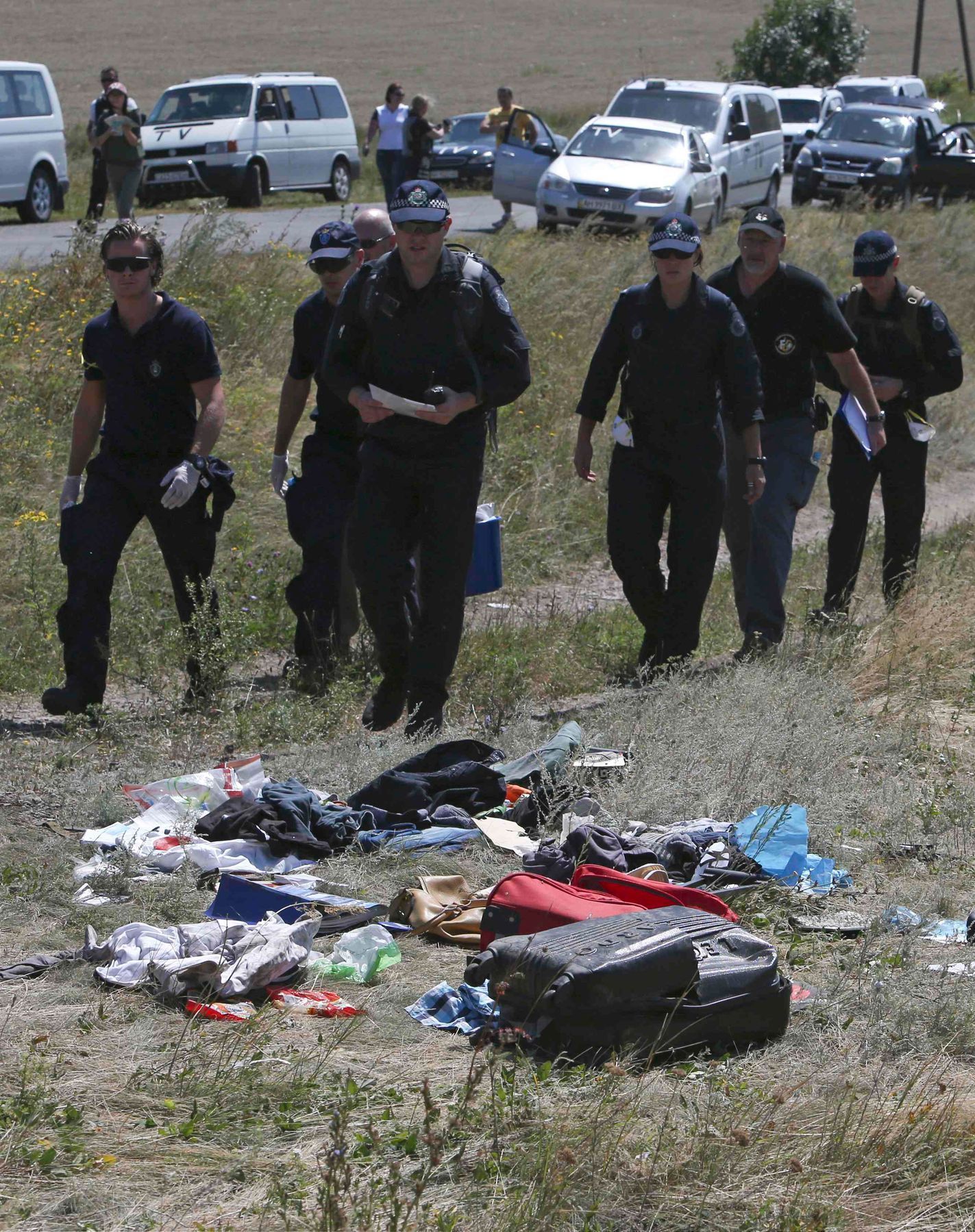 Ukrajina - mezinárodní tým expertů na místě havárie MH17