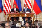 Online přenos z Prahy: V patách Obamovi a Medveděvovi