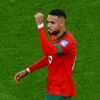 Júsuf Nasjrí slaví gól ve čtvrtfinále MS 2022 Maroko - Portugalsko