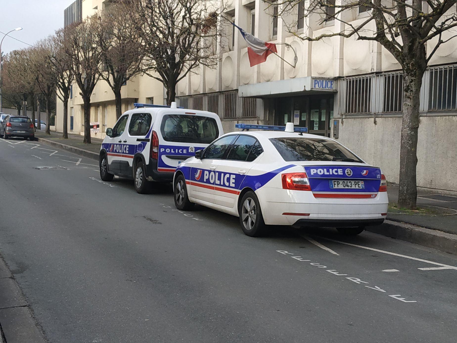 Škoda Octavia policie Francie