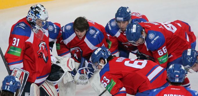 KHL, Lev Praha - Čerepovec: soustředění hráčů Lva