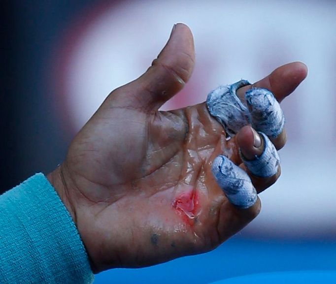 Rafael Nadal ve čtvrtfinále Australian Open 2014