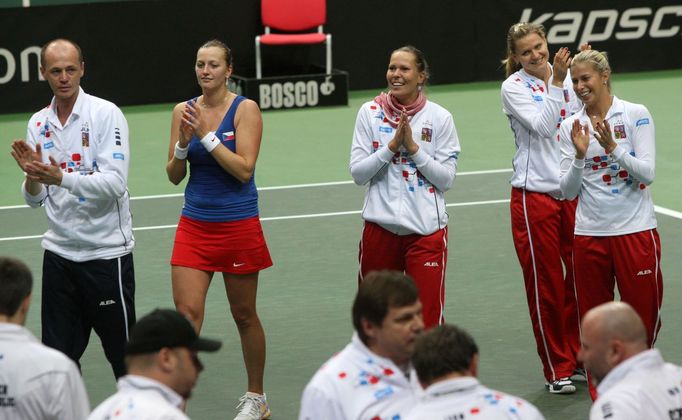 Fed Cup Česko - Austrálie: česká radost