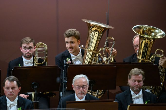 Snímek ze zahajovacího koncertu sezony České filharmonie.