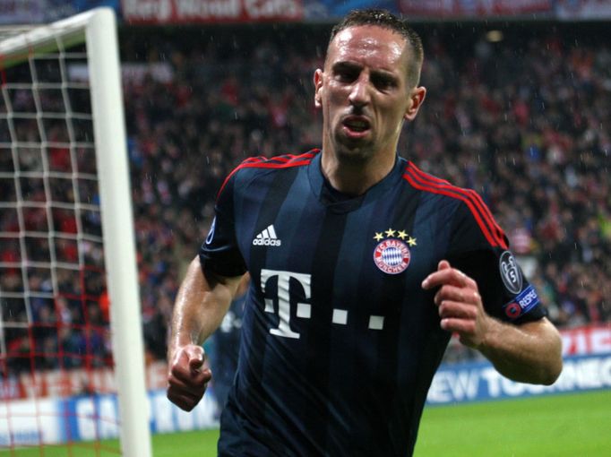 LM, Bayern Mnichov - Plzeň: Franck Ribéry