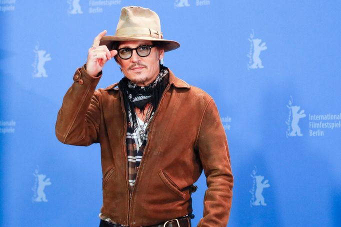 Johnny Depp v Berlíně.