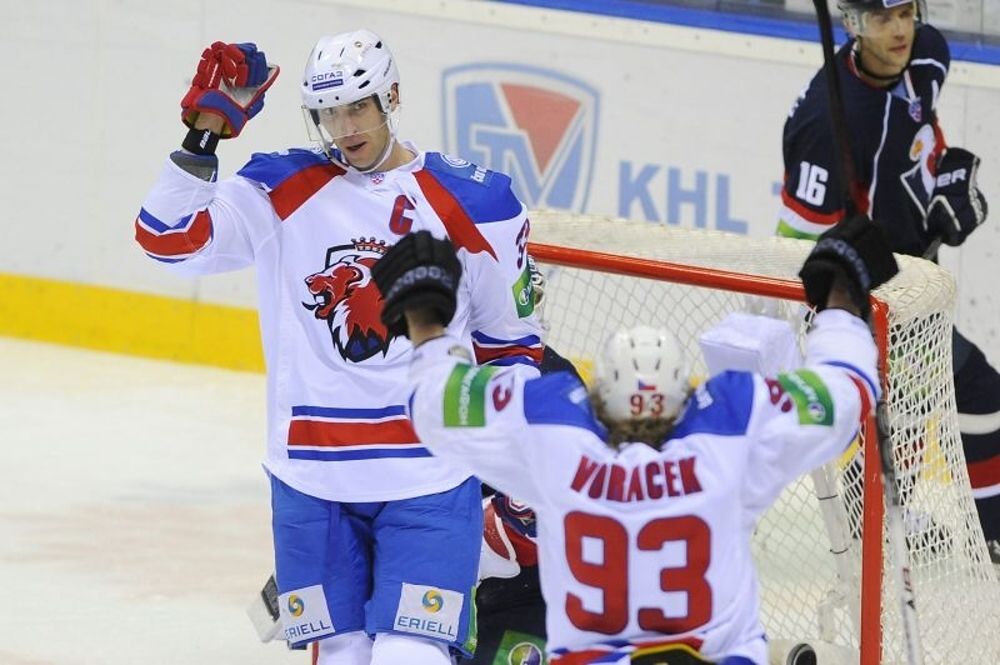 Zdeno Chára a Jakub Voráček, Lev Praha