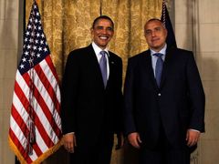 Bojko Borisov s Barackem Obamou.