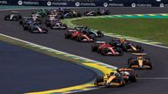 Start sprintu v rámci VC Brazílie F1 2024