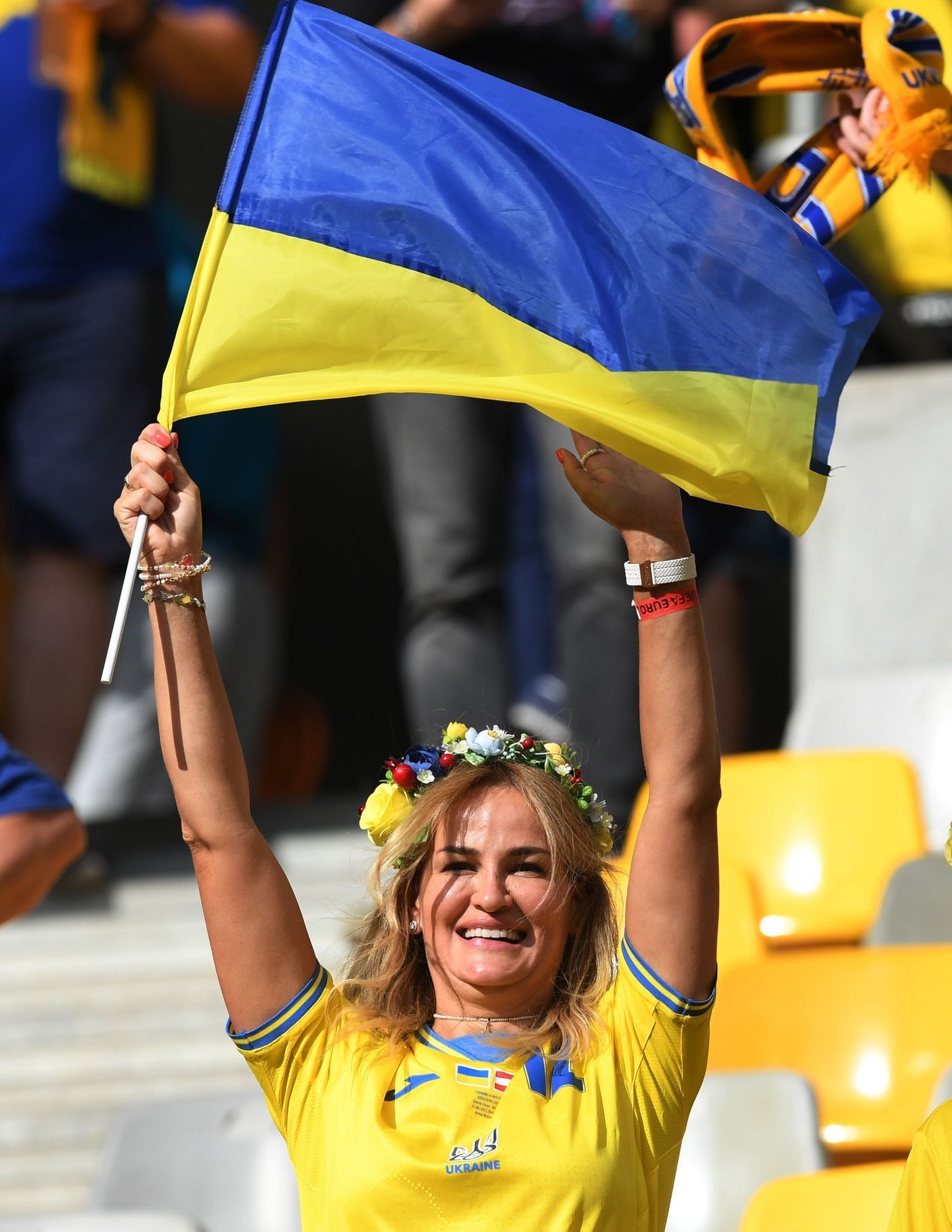 Fanoušci na Euru 2020: Ukrajina