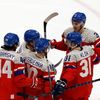 OH 2022, Peking, hokej, Česko - Dánsko, Roman Červenka, gól, radost