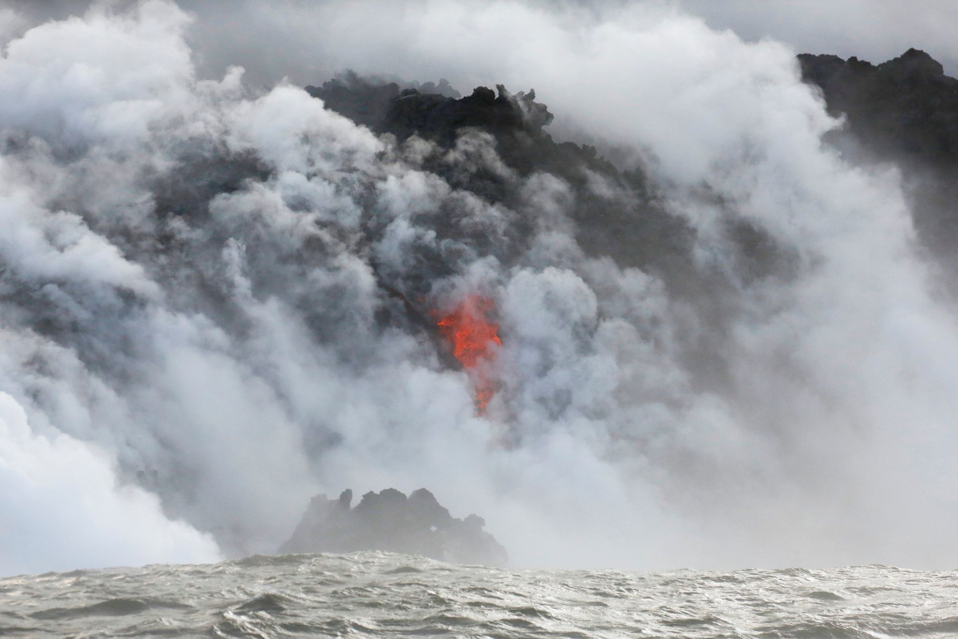 Erupce sopky Kilauea na Havaji, květen 2018