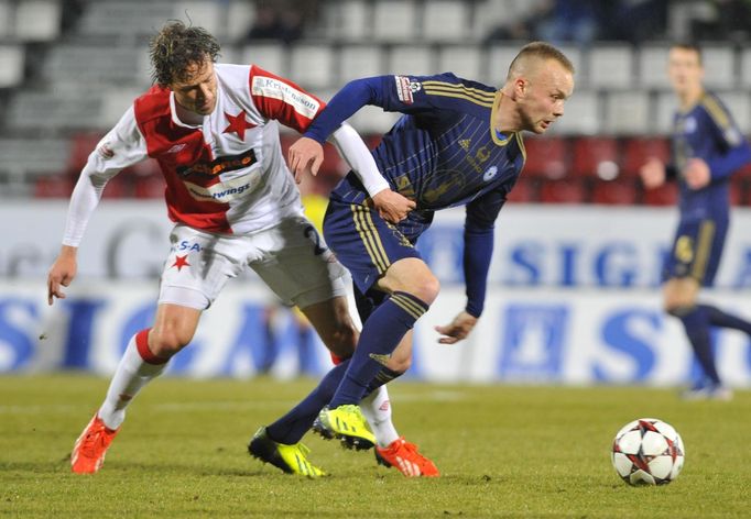 Sigma Olomouc - SK Slavia Praha (Mario Lička v dresu hostí)