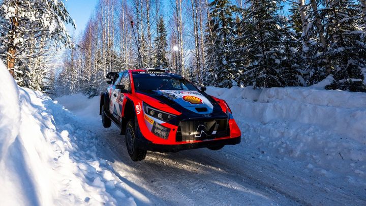 Lappi ukončil sedm let čekání na vítězství. Pilot Hyundai ovládl Švédskou rallye; Zdroj foto: Jaanus Ree / Red Bull Content Pool