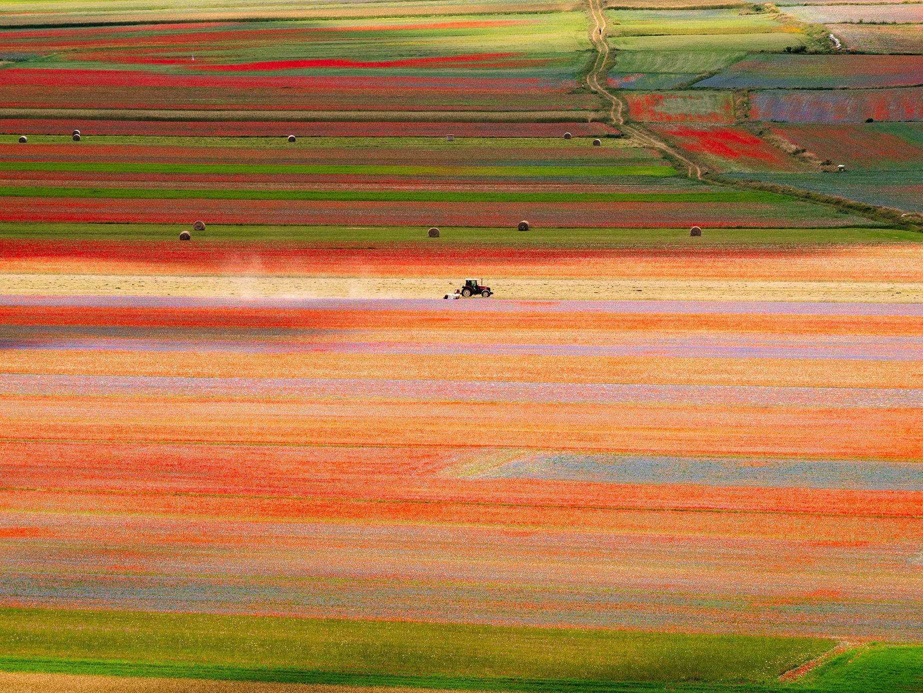 Castelluccio, dva roky po ničivém zemětřesení