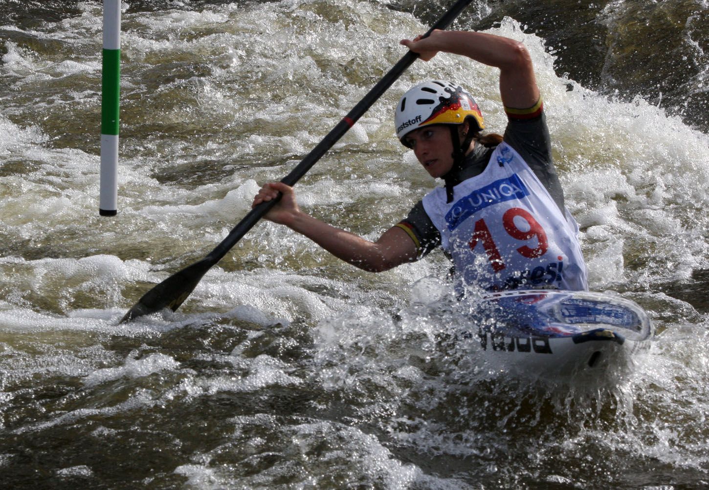Vodní slalomáři na Světovém poháru 2012 v pražské Troji.