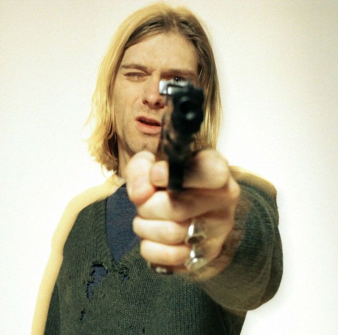 Kurt Cobain na snímku Youri Lenquetta.