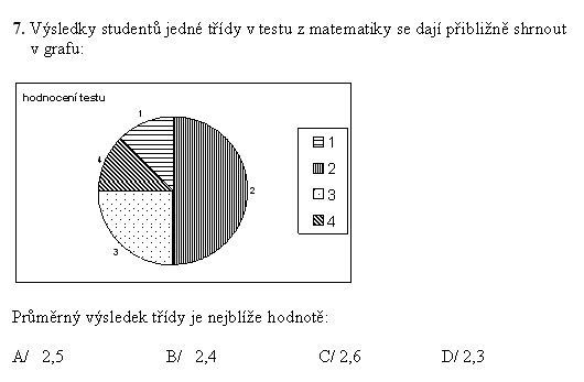 Test - gympl - uzavřené úlohy - 7