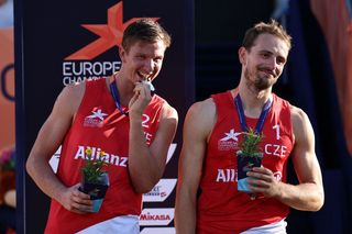 Mnichov 2022: Ondřej Perušič a David Schweiner - plážový volejbal