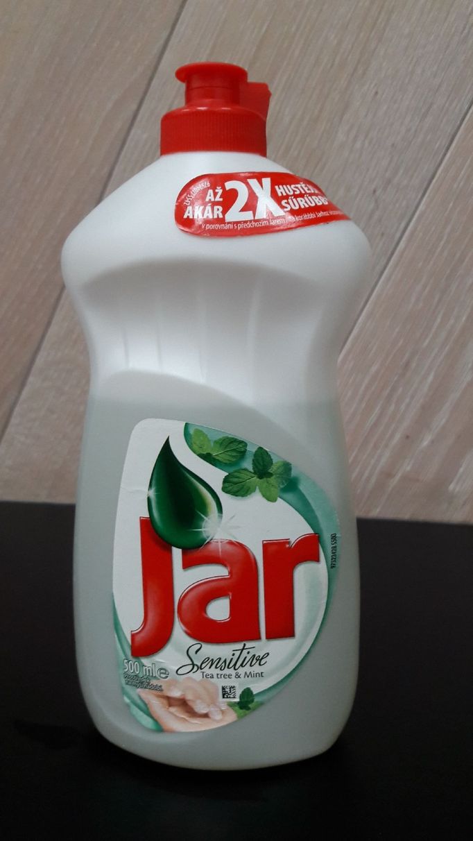 Původní menší balení Jaru obsahovalo 500 ml.