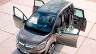 Nový Opel Meriva má boční dveře, které se otevírají proti sobě