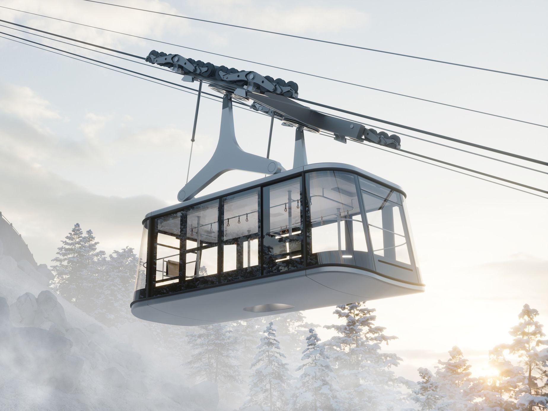 Lanovka na Ještěď od Anny Marešové