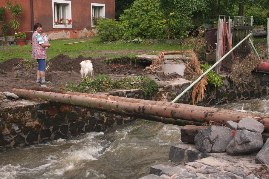 povodně srpen 2010 Ploučnice