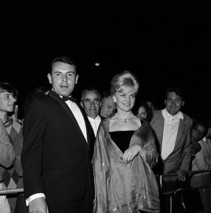 Miloš Forman a Hana Brejchová v roce 1965 na festivalu v Benátkách.