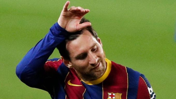 Lionel Messi ve finálovém utkání španělského Superpoháru proti Bilbau