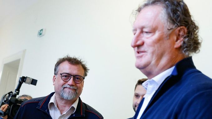 Bývalí manažeři Mostecké uhelné Marek Čmejla (vlevo) a Jiří Diviš.
