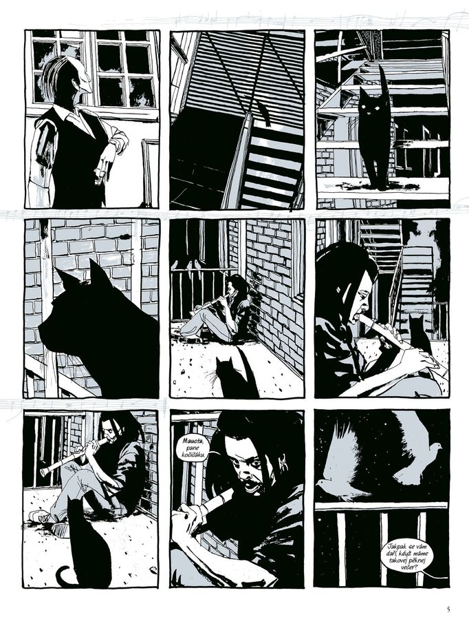 Ukázka z komiksu Klece.