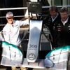 F1 2012, VC Belgie: Bernie Ecclestone, Michale Schumacher, Norbert Haug a Ross Brawn