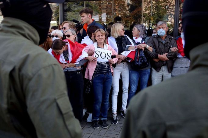 Protesty v Bělorusku, září 2020