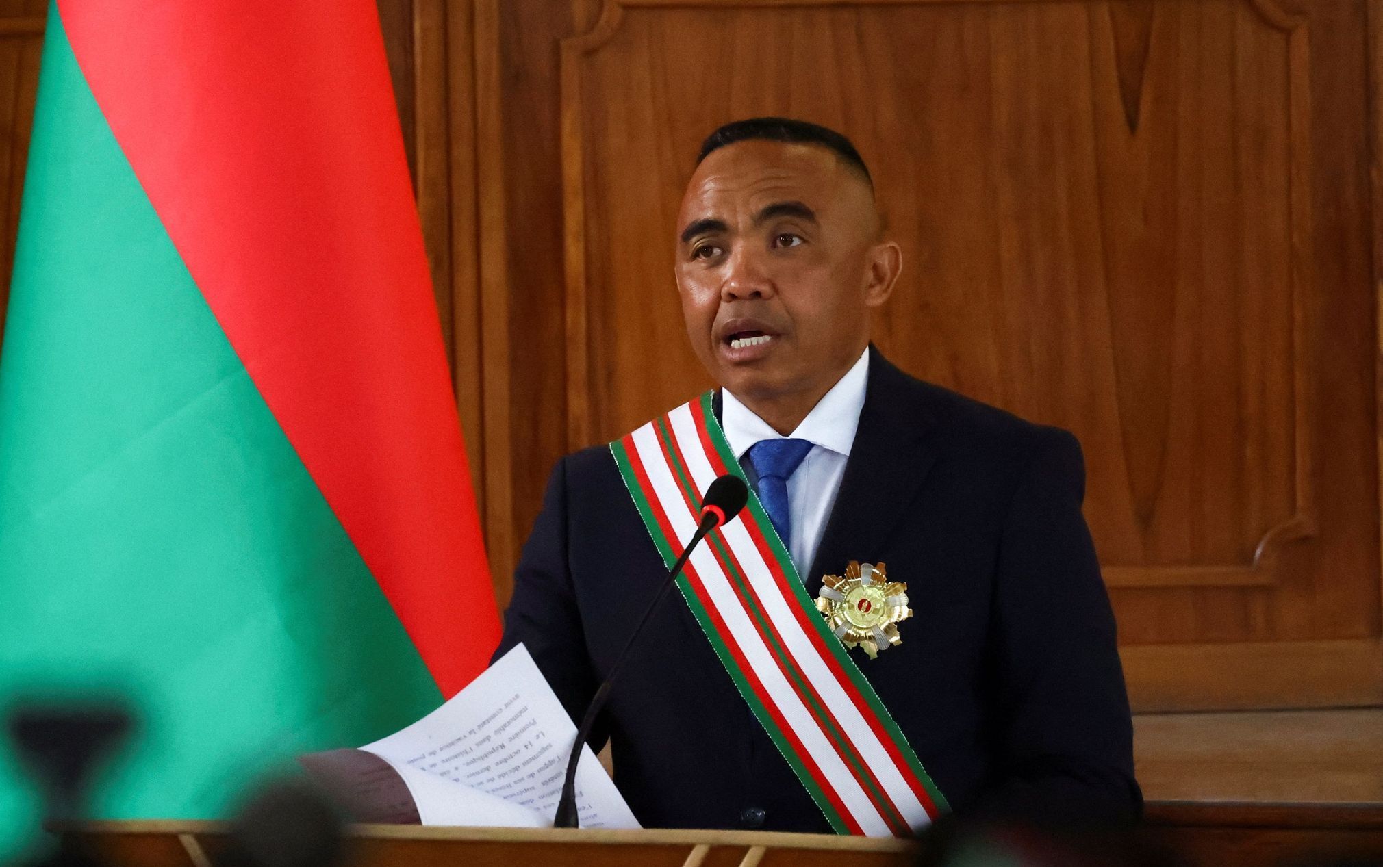 Madagasca, Michael Randrianirina, plukovník, prezident