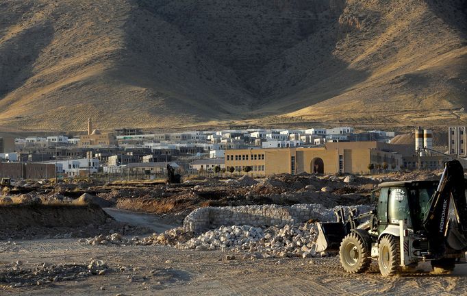 Starověké město Hasankeyf v Turecku, které zatopí  plánovaná vodní přehrada.