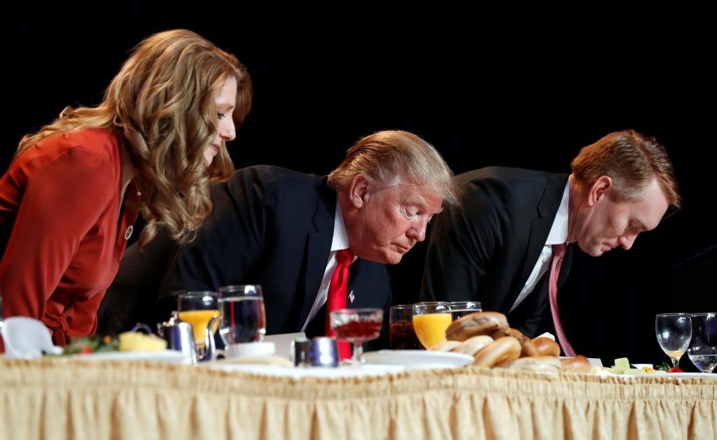 Trump snídaně