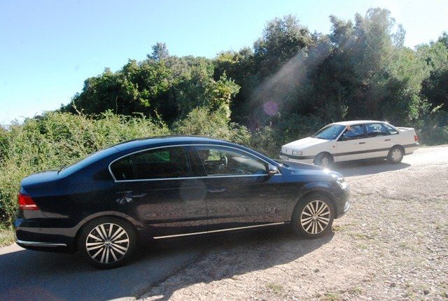 První test nového passatu