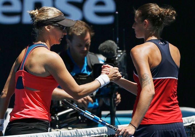 Mirjana Lučičová-Baroniová ve čtvrtfinále Australian Open