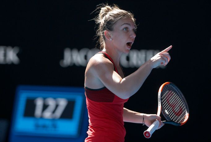 Simona Halepová na Australian Open 2018