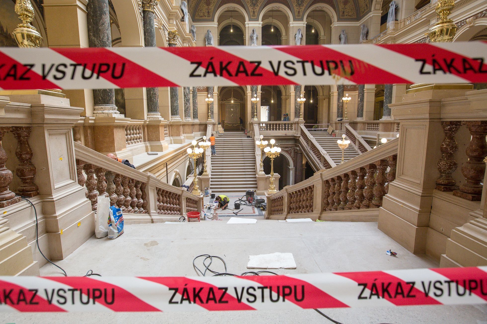 Národní Muzeum před otevřením, rekonstrukce, 2018, 11. říjen