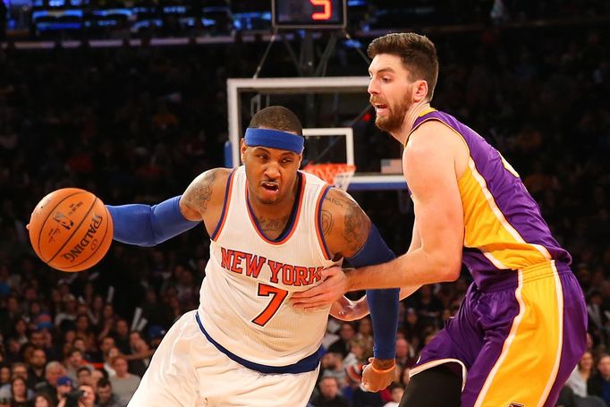 NBA, Los Angeles Lakers - New York Knicks: Ryan Kelly (4) - Carmelo Anthony (7)